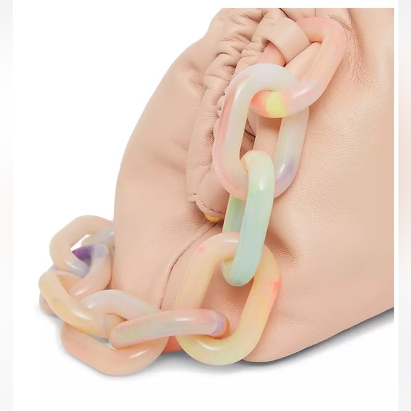 NWT Mansur Gabriel Mini Twist Cloud Clutch With Chain - Picture 3 of 6